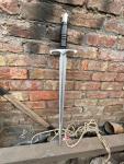30" Viking Sword with Leather Handle and Sheath