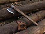 Viking Handmade Carbon Steel Camping Tomahawk Axe
