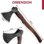 Custom Hand Forged Viking Battle Axe Tomahawk