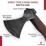 Custom Hand Forged Viking Battle Axe Tomahawk