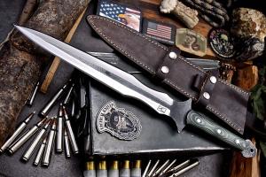 Custom Viking Dagger Short Sword Hunting Knife