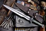 Custom Viking Dagger Short Sword Hunting Knife