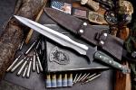 Custom Viking Dagger Short Sword Hunting Knife