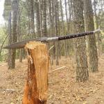 Custom Carbon Steel Viking Survival Spear
