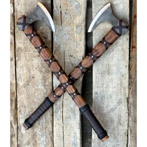 Ragnar Viking Axe Set with Carbon Steel Blades