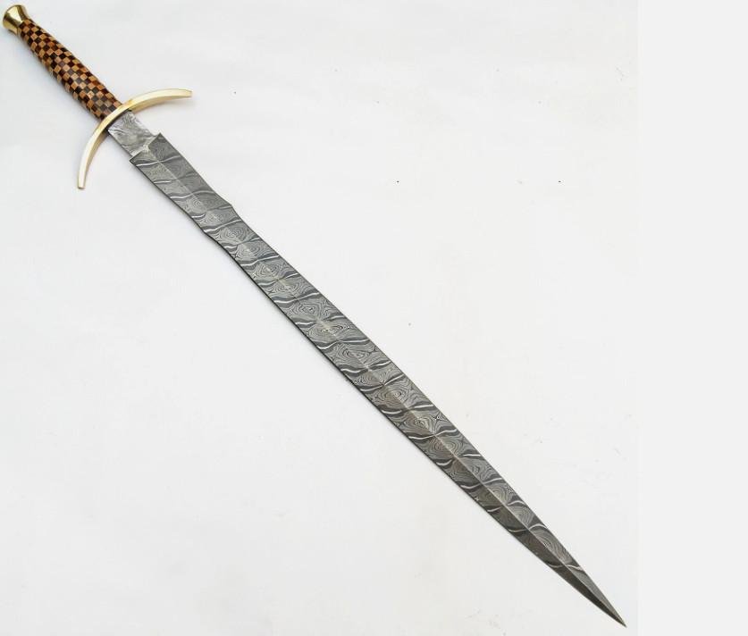 Handmade Viking Sword - Damascus Steel Design