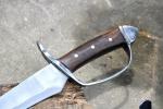 30" Custom D2 Steel Viking Hunting Sword with Sheath