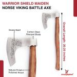 Norse Viking Warrior Shield and Battle Axe Set
