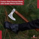 Norse Viking Warrior Shield and Battle Axe Set