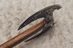 Custom Double Headed Viking Axe with Leather Grip