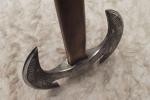 Custom Double Headed Viking Axe with Leather Grip