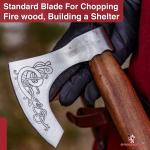 Norse Viking Warrior Shield and Battle Axe Set