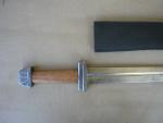 Viking Barbarian Sword with Sheath - 26.875" Blade