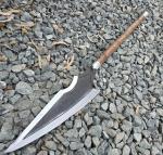 Viking Hand-Forged Carbon Steel Hunting Spear