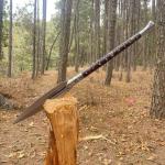 Custom Viking Spear with Carbon Steel Blade