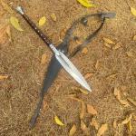 Custom Viking Spear with Carbon Steel Blade