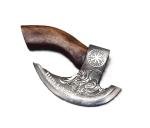 Viking Pizza Axe Stainless Steel Damascus Cutter