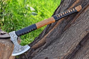Viking Hand Forged High Carbon Steel Tomahawk