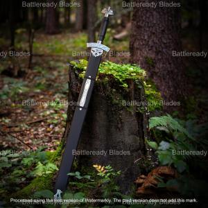 Viking Sword with Scabbard - Hand Forged, Sharp