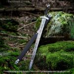 Viking Sword with Scabbard - Hand Forged, Sharp
