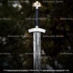 Viking Sword with Scabbard - Hand Forged, Sharp
