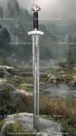 Viking Sword with Scabbard - Hand Forged, Sharp