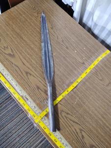 Handmade Viking Spear with Carbon Steel Blade
