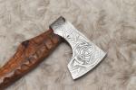 Hand Forged Valhalla Viking Tomahawk Axe with Sheath