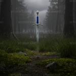 Viking Long Sword with Scabbard - Hand Forged