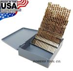 60pc Norseman Cobalt M42 Wire Gauge Drill Bit Set