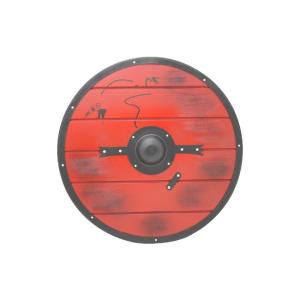 23" Black Viking Shield with Grip