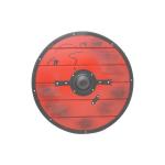 23" Black Viking Shield with Grip
