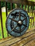 24'' Viking Wooden Round Shield for Warriors