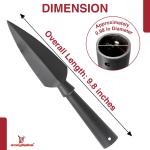 Viking Leaf Shaped Spearhead - High Carbon Steel