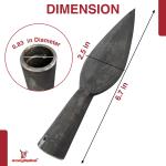 Hand-Forged Viking Throwing Spear Head Blade