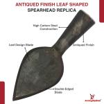 Hand-Forged Viking Throwing Spear Head Blade