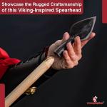 Hand-Forged Viking Throwing Spear Head Blade
