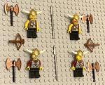 LEGO Viking Warriors Minifigure Set - 4 Figures