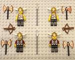LEGO Viking Warriors Minifigure Set - 4 Figures