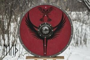 Viking Round Wooden Shield - 24" LARP Armor