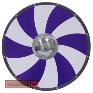 Blue Viking Round Shield for LARP Adventures