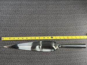 Viking Carbon Steel Spearhead for Cosplay LARP