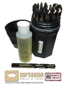 Norseman 29pc Premium Drill Bit Set with Oil