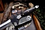 Custom Viking Dagger with Bison Horn Handle