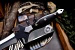 Custom Viking Dagger with Bison Horn Handle