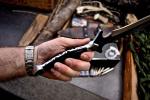 Custom Viking Dagger with Bison Horn Handle