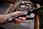 Custom Viking Dagger with Bison Horn Handle