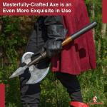 Viking Battle Axe with Spike - Hand Forged