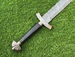 30" Viking Sword - Handmade Damascus Steel Blade