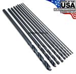 Norseman 12" Hi-Molybdenum Drill Bit Set, 9pc